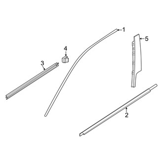 BMW OE - Front Door - Exterior Trim