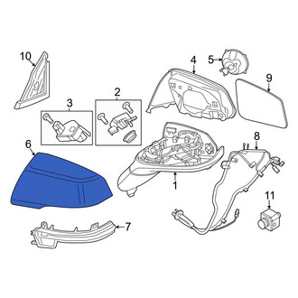 BMW OE - Front Left Door Mirror Cover