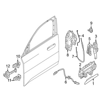 BMW OE - Front Left Door Lock Operating Rod