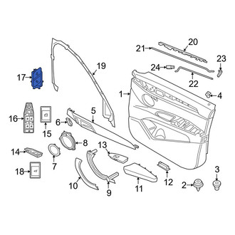 BMW OE - Front Right Door Lock Switch
