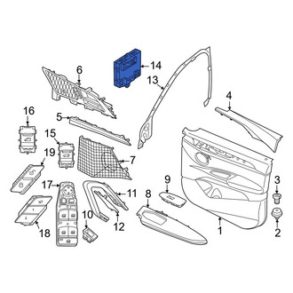 BMW OE - Front Left Door Control Module