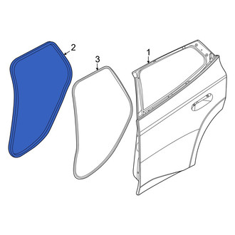 BMW OE - Rear Inner Door Seal