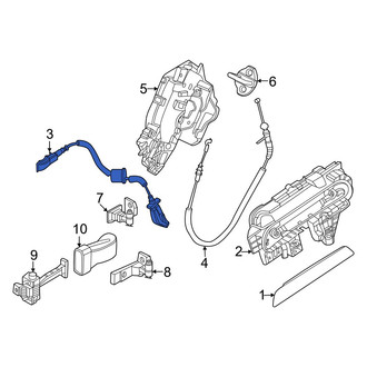 BMW OE - Rear Inner Door Latch Cable
