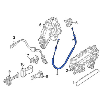 BMW OE - Rear Outer Door Latch Cable