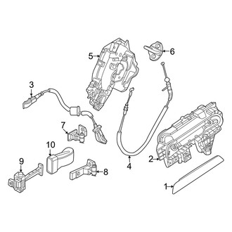 BMW OE - Rear Door - Lock & Hardware