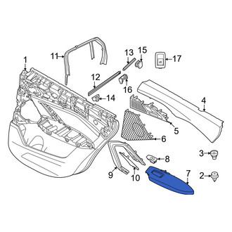 BMW OE - Front Left Door Armrest