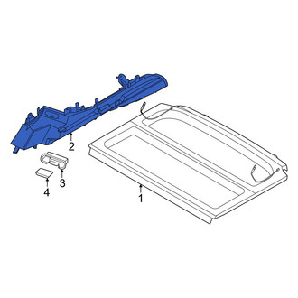 BMW OE - Left Package Tray Bracket