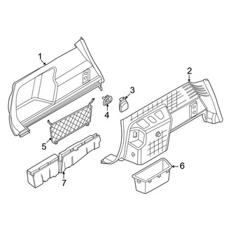 BMW OE - Rear Body & Floor - Interior Trim (Side Trim)