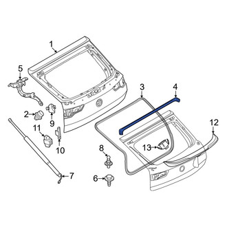 BMW OE - Rear Upper Hatch Seal