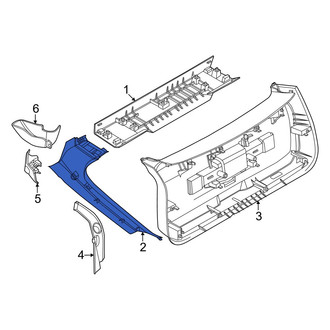 BMW OE - Rear Left Liftgate Trim