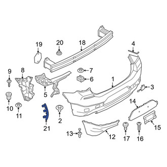 BMW OE - Rear Left Reflector Panel