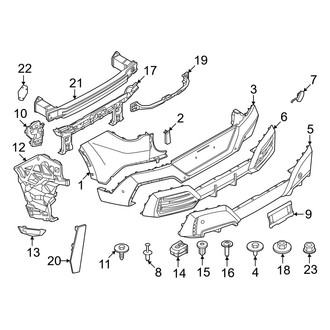 BMW OE - Rear Bumper - Bumper & Components (xDrive28i)
