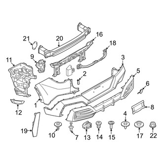BMW OE - Rear Bumper - Bumper & Components (M35i xDrive)