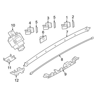 BMW OE - Rear Bumper - Electrical Components (W/O M Sport Package)