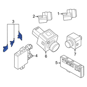 BMW OE - Rear Parking Aid Sensor Housing