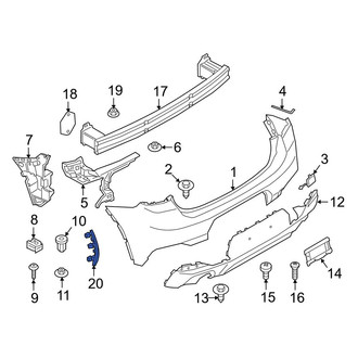 BMW OE - Rear Left Reflector Panel