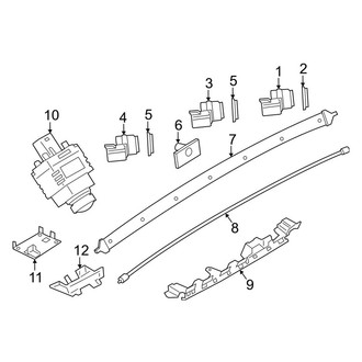 BMW OE - Rear Bumper - Electrical Components (With M Sport Package), (M35i)