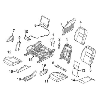 BMW OE - Seats & Tracks - Driver Seat Components (Basic)