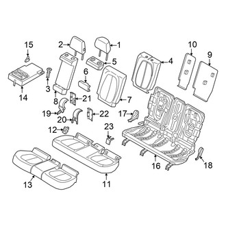 BMW OE - Seats & Tracks - Rear Seat Components