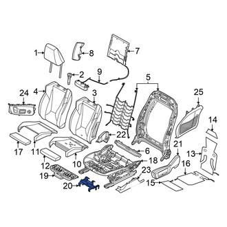 BMW OE - Front Right Power Seat Control Module Bracket