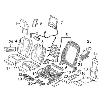 BMW OE - Seats & Tracks - Driver Seat Components (Sport Seat)