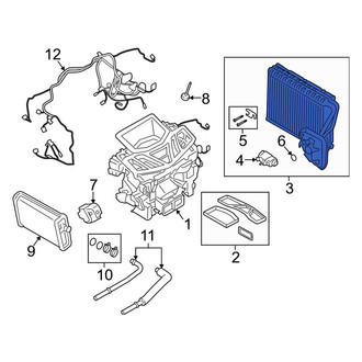 BMW OE - A/C Evaporator Core