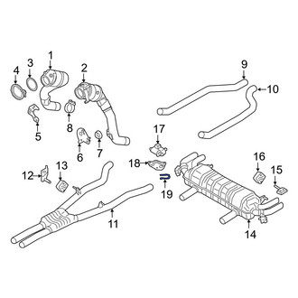BMW OE - Exhaust Control Valve Actuator Clip