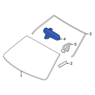 BMW OE - Front Inner Interior Rear View Mirror