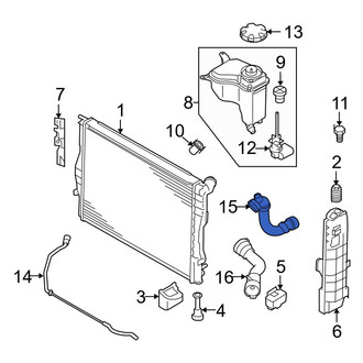 BMW OE - Lower Radiator Coolant Hose