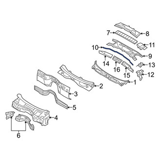 BMW OE - Cabin Air Filter Case Seal