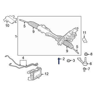 BMW OE - Rack and Pinion Bolt