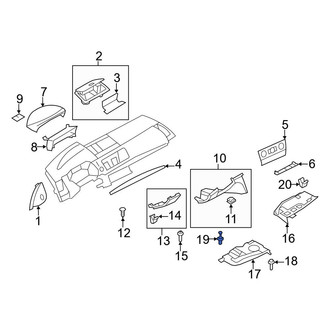 BMW OE - Bumper Cover Retainer