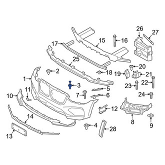 BMW OE - Bumper Cover Retainer