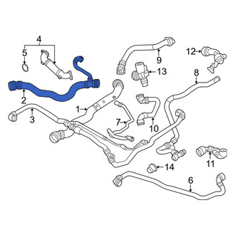 BMW OE - Lower Radiator Coolant Hose