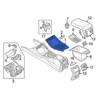 BMW OE - Automatic Transmission Shift Cover Plate
