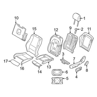 BMW OE - Seats & Tracks - Front Seat Components (With Ventilated Seats), (M / M Competition)