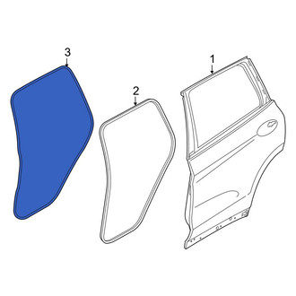BMW OE - Rear Inner Door Seal
