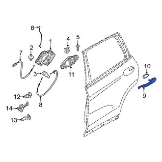 BMW OE - Front Right Outer Exterior Door Handle