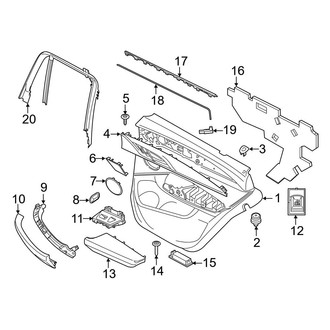 BMW OE - Rear Door - Interior Trim