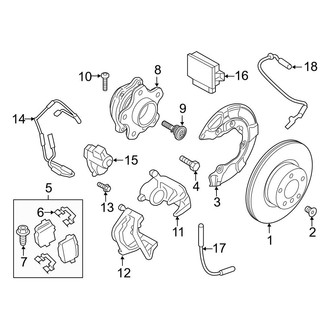 BMW OE - Rear Suspension - Brake Components