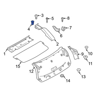 BMW OE - Liftgate Trim Nut