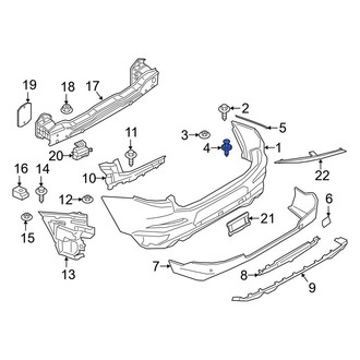 BMW OE - Bumper Cover Retainer