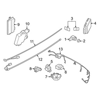 BMW OE - Rear Bumper - Electrical Components (W/O M Type), (xDrive30i)