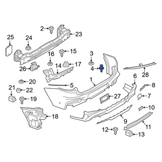 BMW OE - Bumper Cover Retainer