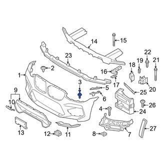 BMW OE - Bumper Cover Retainer