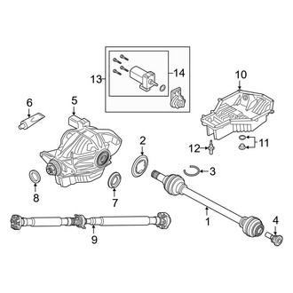 BMW OE - Rear Suspension - Axle & Differential (M / M Competition)
