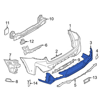BMW OE - Rear Lower Bumper Cover