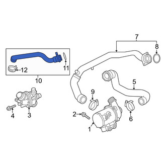 BMW OE - Engine Water Pump Outlet Pipe