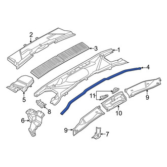 BMW OE - Cabin Air Filter Case Seal
