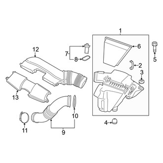 BMW OE - Engine - Air Intake (2.0L Gas)